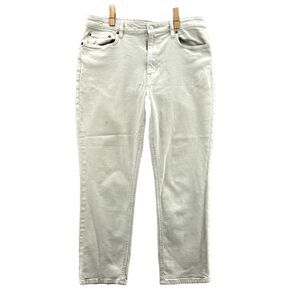 Lauren Ralph‎ Lauren LRL Jeans Women's 14 Light Sage Slim Straight Academia 90's
